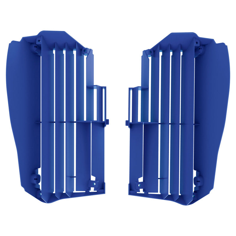 POLISPORT RADIATOR LOUVERS YAMAHA (BLUE) Blue - Driven Powersports