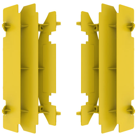 POLISPORT RADIATOR LOUVERS SUZUKI (YELLOW) Yellow - Driven Powersports