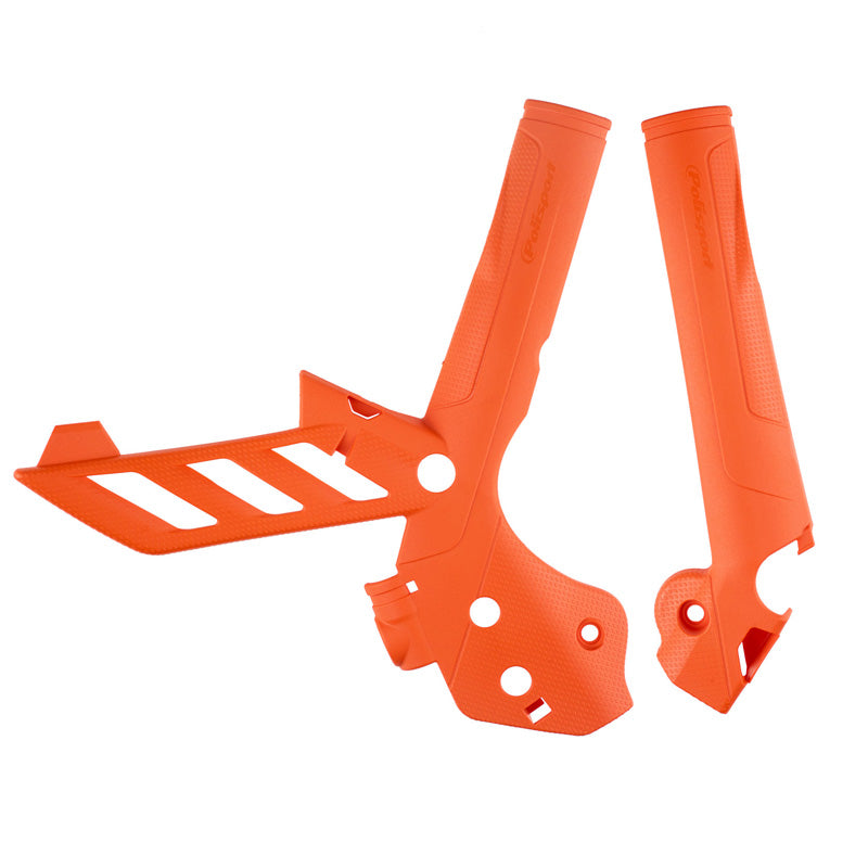 POLISPORT FRAME PROTECTORS Orange - Driven Powersports