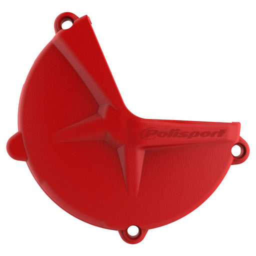 POLISPORT CLUTCH COVER PROTECTOR Red - Driven Powersports