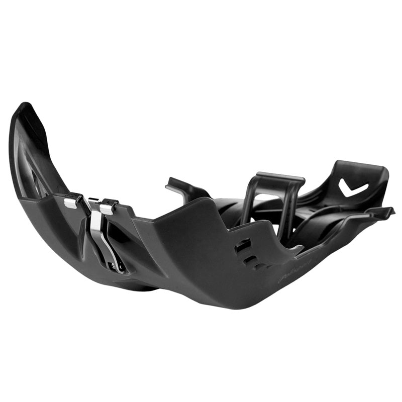 Polisport Fortress Skid Plate For Gas Gas / Husqvarna / Ktm Black - Driven Powersports
