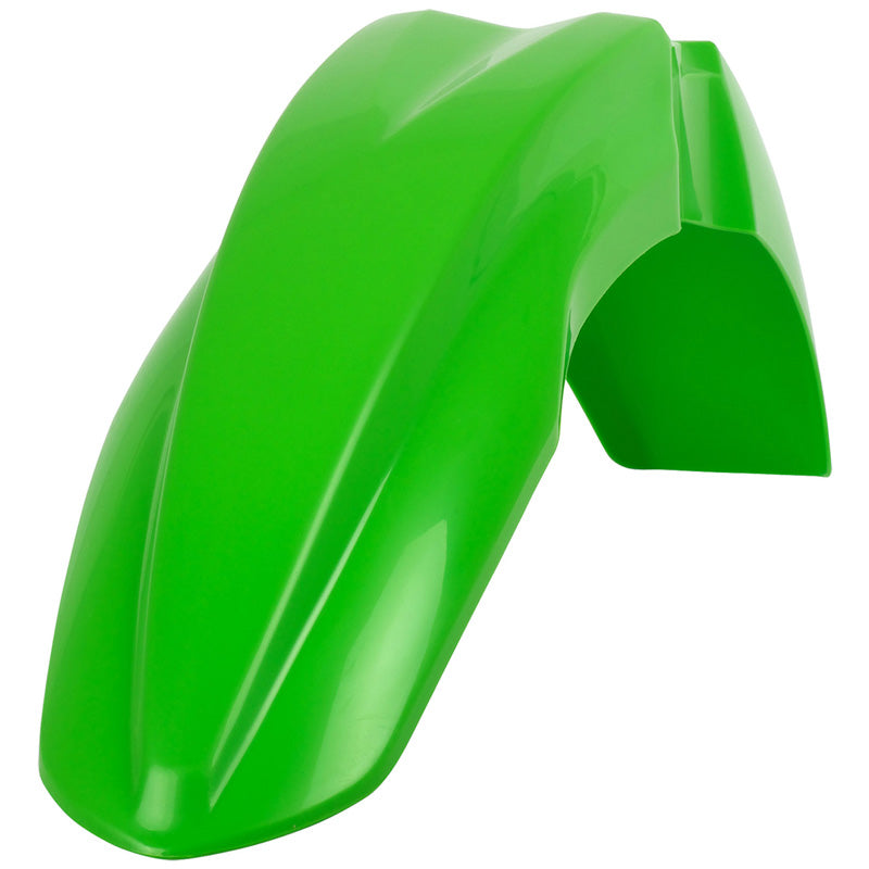 POLISPORT FRONT FENDER KAWASAKI (GREEN) Green - Driven Powersports