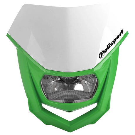 POLISPORT HALO HEADLIGHT (WHITE/GREEN) White/Green - Driven Powersports