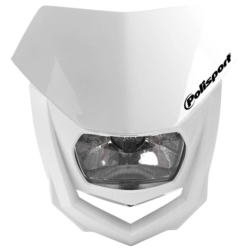 POLISPORT HALO HEADLIGHT (WHITE/WHITE) White/White - Driven Powersports