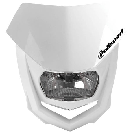 POLISPORT HALO HEADLIGHT (WHITE/WHITE) White/White - Driven Powersports