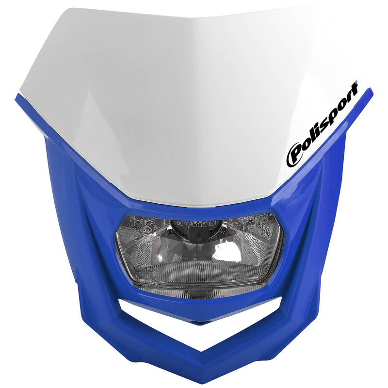 POLISPORT HALO HEADLIGHT (BLUE) White/Blue - Driven Powersports