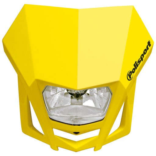 POLISPORT LMX HEADLIGHT (YELLOW) Yellow - Driven Powersports