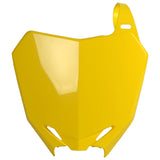 POLISPORT NUMBER PLATE SUZUKI (YELLOW) Yellow - Driven Powersports