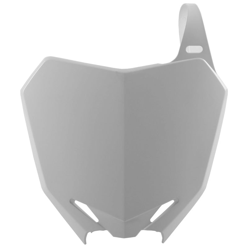 POLISPORT NUMBER PLATE SUZUKI (WHITE) White - Driven Powersports