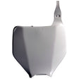 POLISPORT NUMBER PLATE SUZUKI (WHITE) White - Driven Powersports