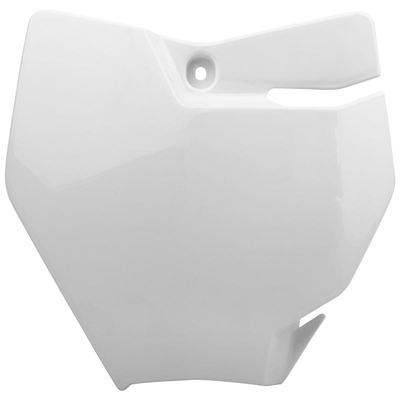 POLISPORT NUMBER PLATE KTM 16-23 (WHITE) White - Driven Powersports