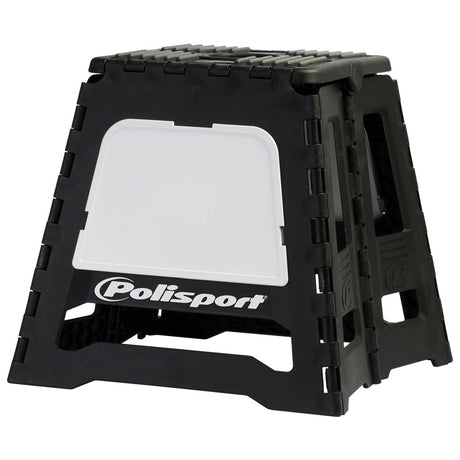 POLISPORT FOLDABLE BIKE STAND (WHITE) Black/White - Driven Powersports