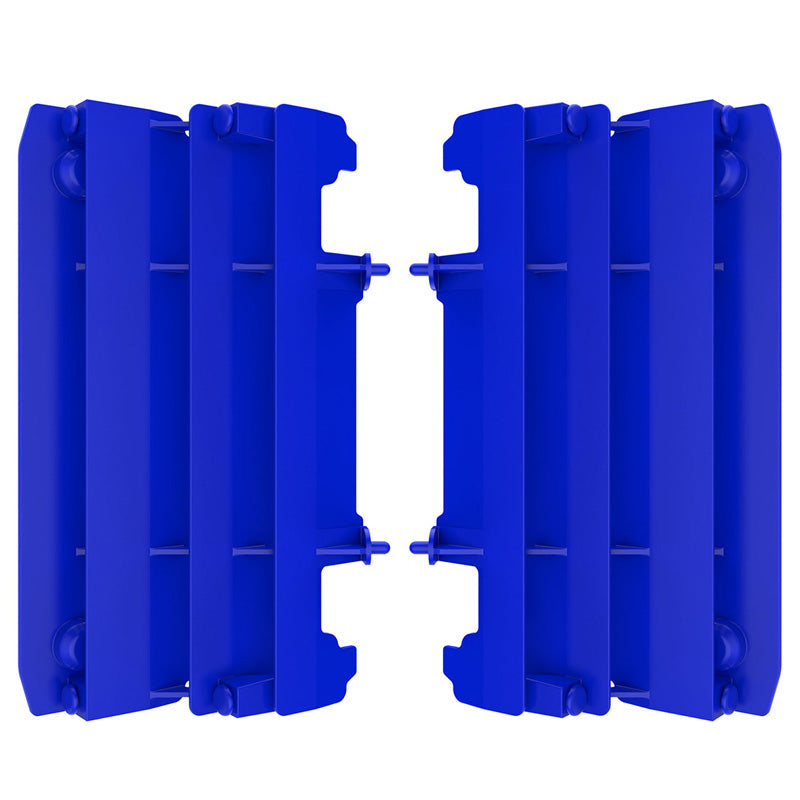 POLISPORT RADIATOR LOUVERS YAMAHA (BLUE) Blue - Driven Powersports