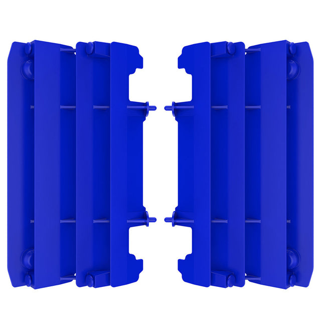 POLISPORT RADIATOR LOUVERS YAMAHA (BLUE) Blue - Driven Powersports