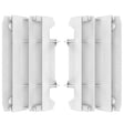 POLISPORT RADIATOR LOUVERS YAMAHA (WHITE) White - Driven Powersports