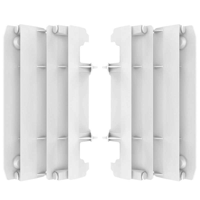 POLISPORT RADIATOR LOUVERS YAMAHA (WHITE) White - Driven Powersports