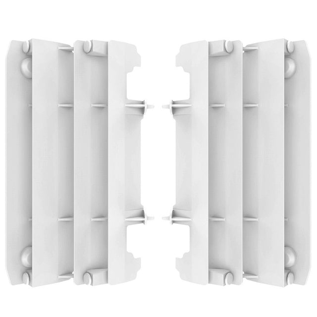 POLISPORT RADIATOR LOUVERS YAMAHA (WHITE) White - Driven Powersports