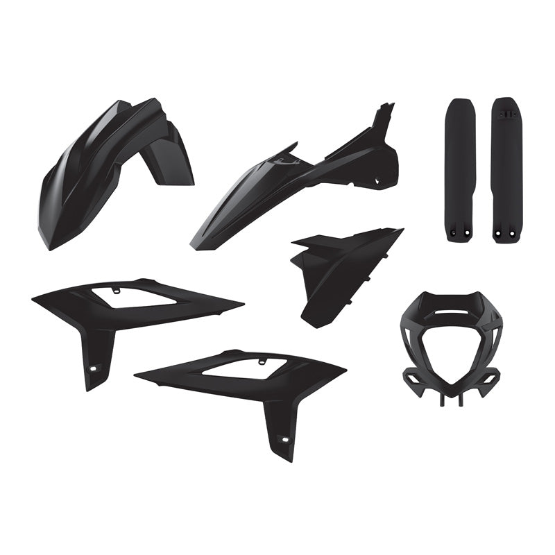 POLISPORT COMPLETE SET BETA MX (BLACK) Black - Driven Powersports