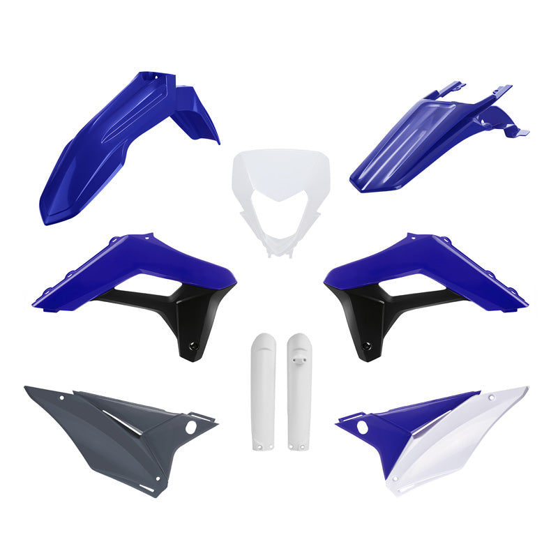 POLISPORT FULL KIT SHERCO (BLUE/GREY) - Driven Powersports