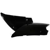 SIDE PANELS SUZUKI (BLACK) For Kawasaki KX85, Suzuki RM100 Black - Driven Powersports