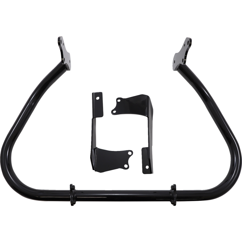 COBRA FREEWAY BARS SCOUT Black Front - Driven Powersports