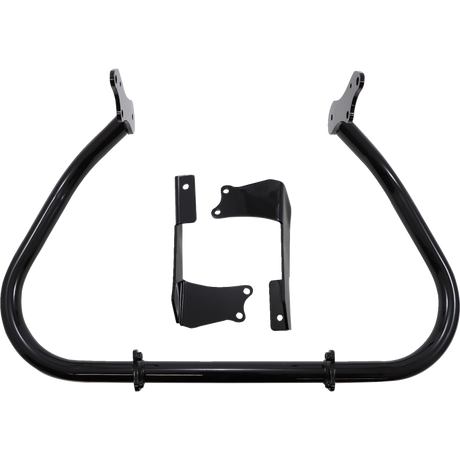 COBRA FREEWAY BARS SCOUT Black Front - Driven Powersports