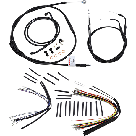 BURLY BRAND 07-10 FLST CABLE KIT 14" Front - Driven Powersports