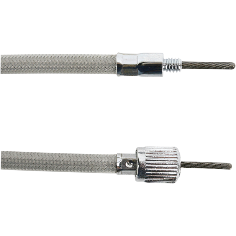 DRAG SPECIALTIES 80-95FL S/STEEL SPEEDO CABLE Front - Driven Powersports