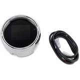 DAKOTA DIGITAL 11-19 S/TAILS 3-MLX GAUGE 3-3/8" Chrome Bezel Front - Driven Powersports