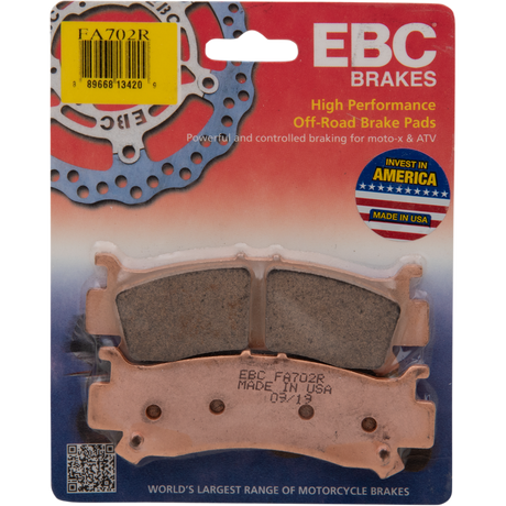 EBC BRAKE PAD EBC FA702R Front - Driven Powersports