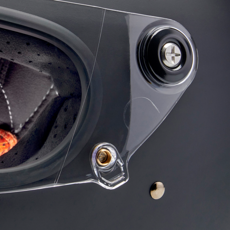 BILTWELL HELMET GRINGO S Flat Black Detail - Driven Powersports