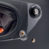 BILTWELL HELMET GRINGO S Flat Black Detail - Driven Powersports