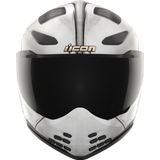 ICON HELMET DOMN FUTURE PROOF Gray Front - Driven Powersports