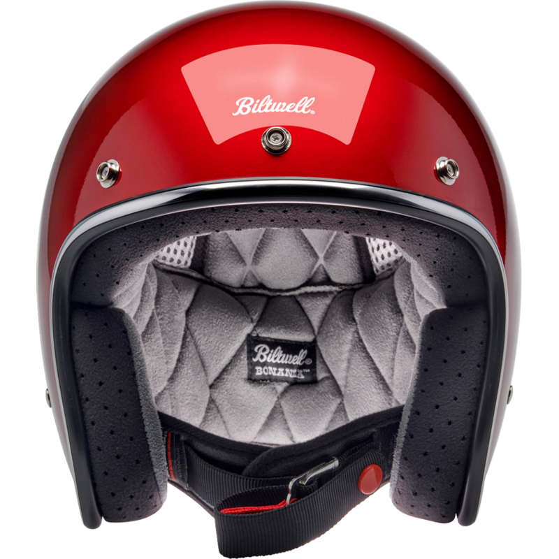 BILTWELL HELMET BONANZA Red Front - Driven Powersports