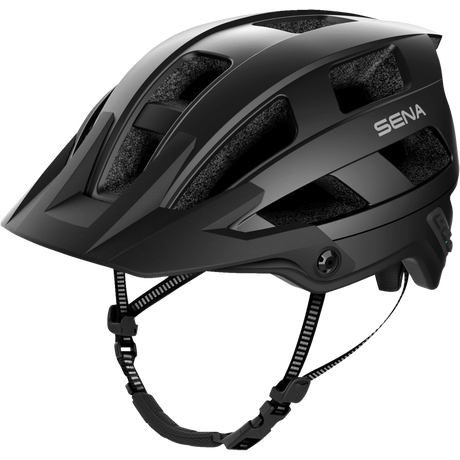 SENA M1 SENA MTB HELMET Matte Black Front - Driven Powersports