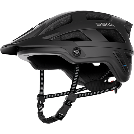 SENA M1 SENA MTB HELMET Matte Black Front - Driven Powersports