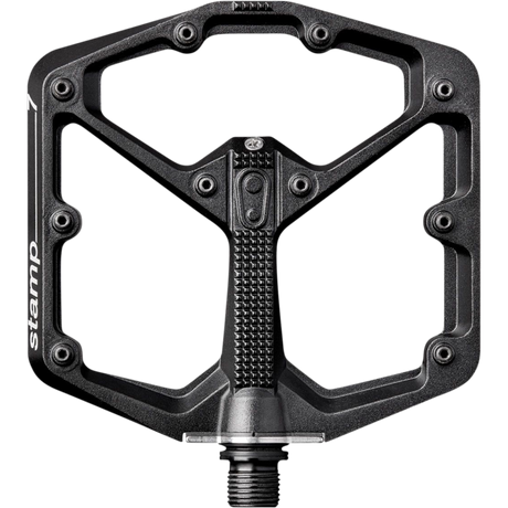 CRANK BROTHERS PEDAL STAMP 7 Black Front - Driven Powersports