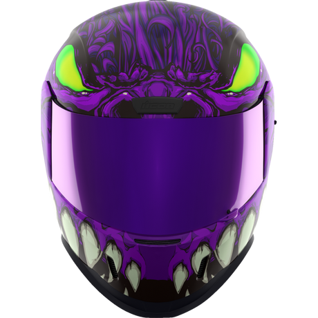 ICON HELMET AIRFORM MIPS MANIK'RR Purple Front - Driven Powersports