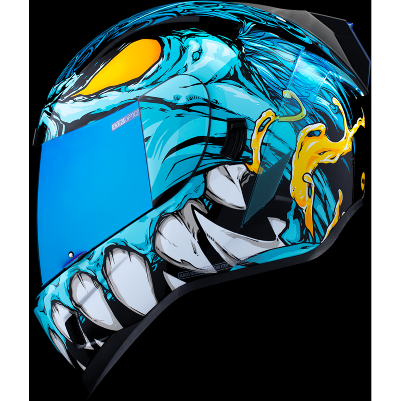 ICON HELMET AIRFORM MIPS MANIK'RR Light Blue Left Side - Driven Powersports