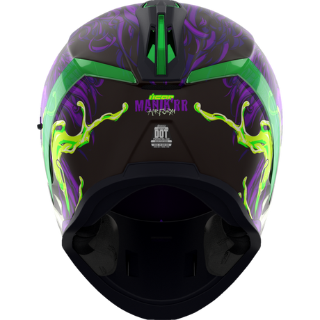 ICON HELMET AIRFORM MIPS MANIK'RR Purple Back - Driven Powersports