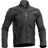 THOR JACKET TERRAIN Black/Charcoal Front - Driven Powersports