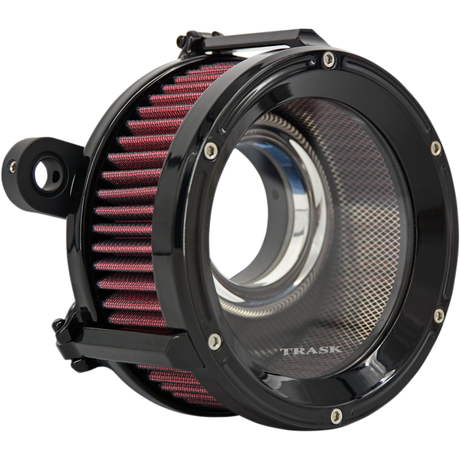 TRASK AIR CLEANER ASULT TBW Black Front - Driven Powersports