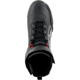 ALPINESTARS SHOE SUPERFASTER Black/Gray/Bright Red Top - Driven Powersports