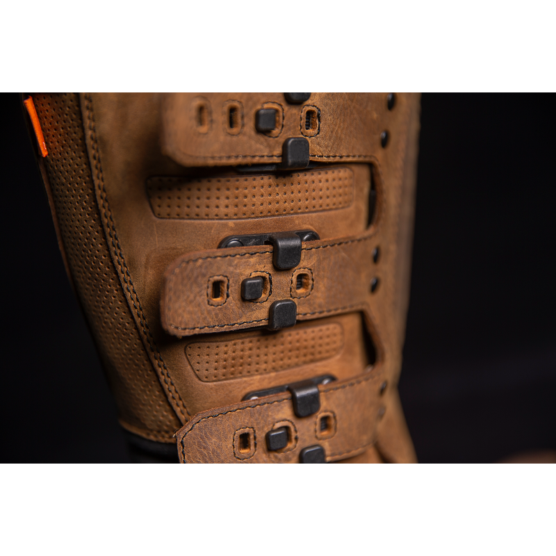 ICON BOOT ELSINORE2 CE Brown Detail - Driven Powersports
