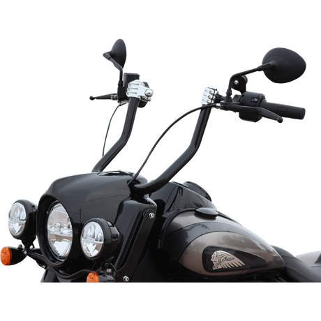 KLOCK WERKS HANDLEBAR KLIP 13 C-DH Black Application Shot - Driven Powersports