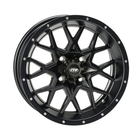 ITP 15X7 5X4.5 6+1 HURRICANE WHEEL Black - Driven Powersports