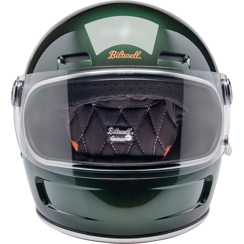 BILTWELL HELMET GRINGO SV Green Front - Driven Powersports