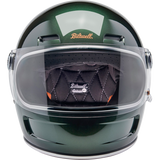 BILTWELL HELMET GRINGO SV Green Front - Driven Powersports