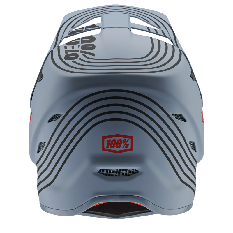 100% STATUS HELMET Caltec Grey Back - Driven Powersports