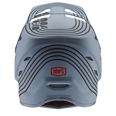 100% STATUS HELMET Caltec Grey Back - Driven Powersports